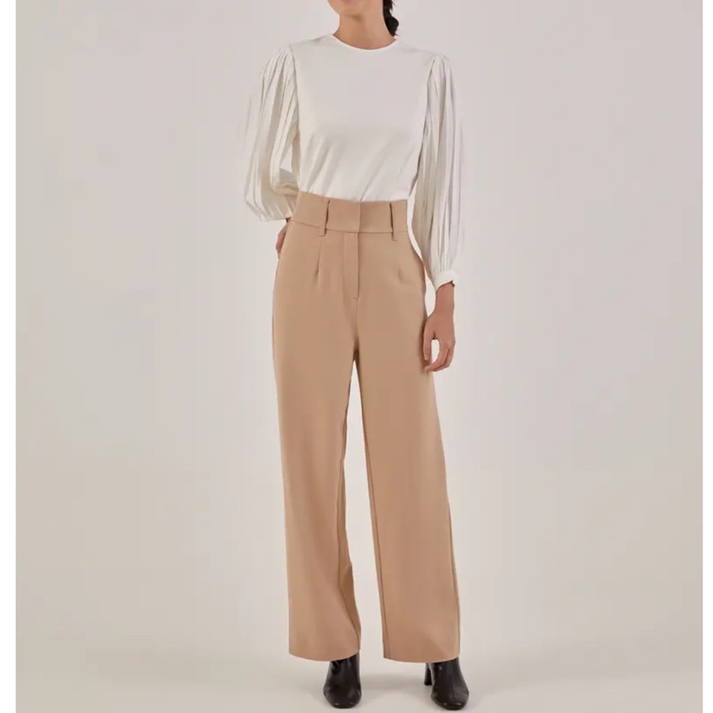 Love Bonito Coryn High Waist Straight Leg Pants